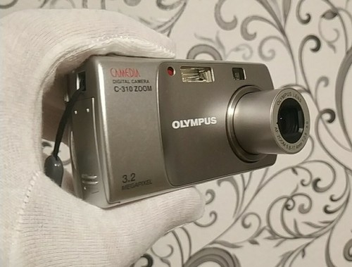 Olympus Camedia C310 Zoom 3.2MP CCD Sensor Compact Digital Camera Silver Digicam - Picture 11 of 24