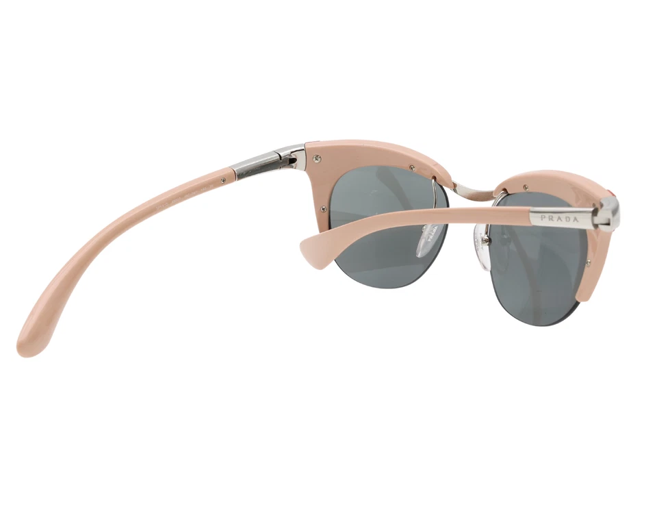 Очки солнцезащитные PRADA R2617 SPR610 розовые/серебристые зеркальные Dixie Cat Eye 49 мм - Изображение 4 из 4