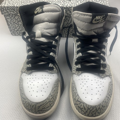 Nike Air Jordan 1 Retro High Og White Cement 2023 Size 12 (Watch The Video) - Picture 3 of 17