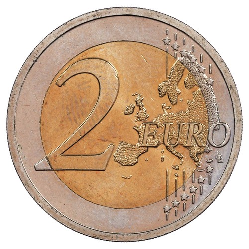 Slovénie - 2 euros colorisée 2013 - 800 ans découverte de la grotte de Postojna - Imagen 2 de 2