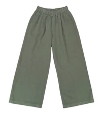 Jungmaven Super Wide Leg Twill Disco Pant Olive Green Hemp Cotton NWT Pants X SM
