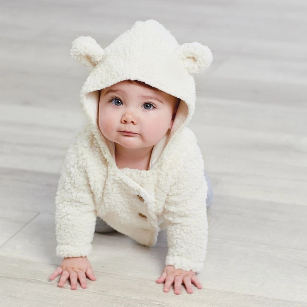Sherpa hoodie baby sale
