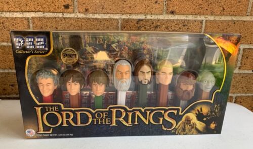 NEU Herr der Ringe Pez Collector's Series Limited Edition 8 Figuren Set