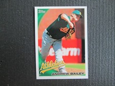 2010 Topps   Andrew Bailey   #186  Oakland Athletics