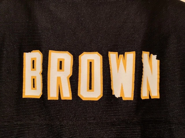 Camisa PITTSBURGH STEELERS ANTONIO MARROM TAMANHO JUVENIL GG - Imagem 3 de 4