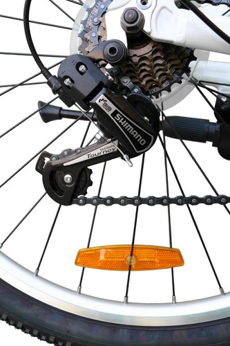 ECOSMO 26" Alloy Folding Mountain MTB bike,21 SP Shimano, Front Disc -26AF18BL - Picture 10 of 11