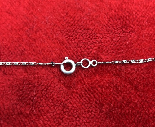 Schlichte Halskette mit kleinen Metallperlen Silber   Unisex 40 cm lang  - Bild 4 von 5
