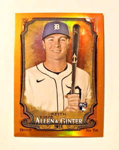 2024 Topps Allen and Ginter Chrome Orange Refractor #279 Colt Keith 15/25
