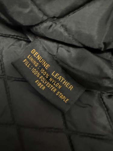 Men Black Harley Davidson Leather Jacket SZ M Gray Accents Flying EVO Lined Fill - Picture 14 of 24