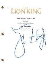 Jeffrey Katzenberg Signed Autograph THE LION KING Movie Script Screenplay COA Jeffrey Katzenberg Signed Autograph THE LION KING Movie Script Screenplay COA