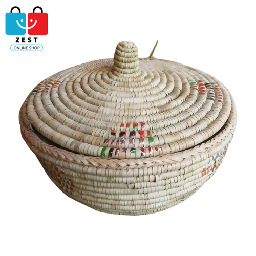 Cesta de caña/tazón de caña/cesta de fruta de caña/decoración de cocina - Imagen 2 de 8