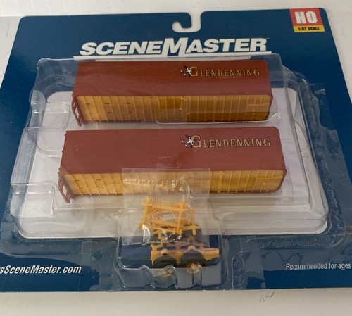 HO Walthers Scene Masters Glendenning 35’ Trailer 2-Pack 949-2421 - Picture 2 of 2