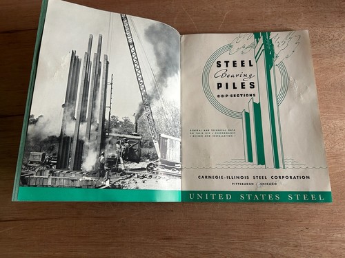 Pilas de rodamientos de libros de acero de Estados Unidos 1937 vintage Carnegie Illinois dañadas - Imagen 22 de 24