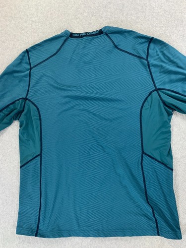 Nike Hyperewarm Lite Langarm Kompressionsshirt (Herren XXL) türkis - Bild 15 von 15