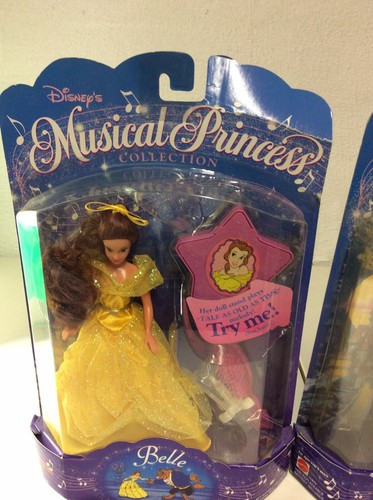 Disney's Musical Collect BELLE Princess & The Beast 1994, 7" Mattel 11600 - Picture 2 of 10