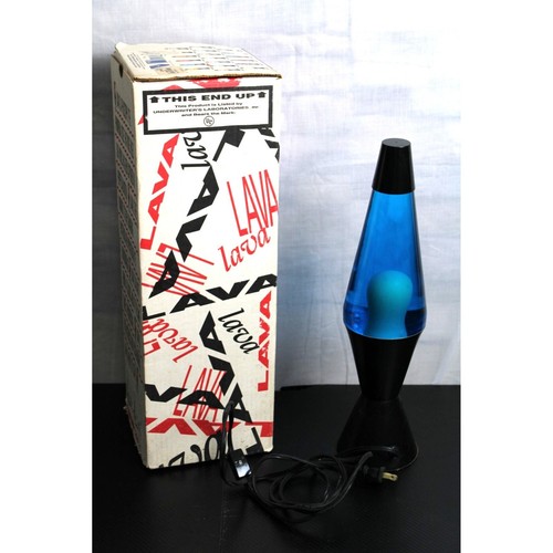 Lava Lite Lava Lamp - Blue - In Original Box - Picture 4 of 9