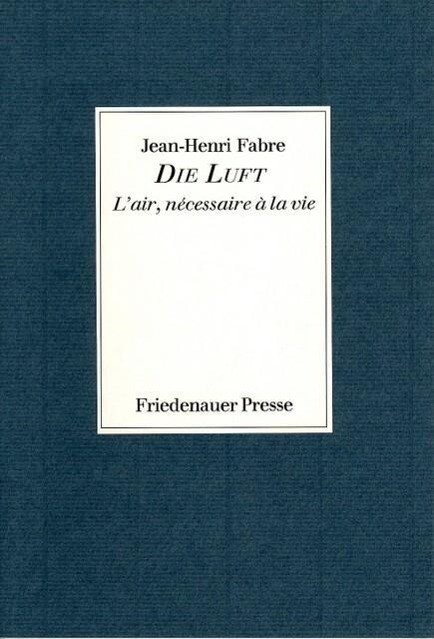 Die Luft | Buch | 9783932109751