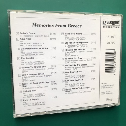 ZORBAS TANZ (Erinnerungen aus Griechenland) Weltvolks-CD Theodorakis, Teodor Munteanu - Bild 2 von 8