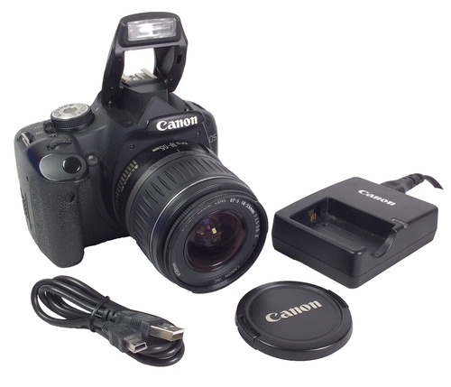 Canon EOS 500D with 18-55mm Zoom Lens 15.1MP Digital DSLR Camera