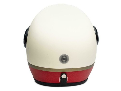 NEW 100% Genuine Fit For Royal Enfield Scrambler Helmet Baker Express Matt White - Picture 2 of 4