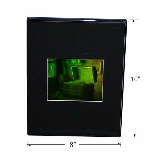 3D Dachboden mit Kofferraum Hologramm Bild (SCHREIBTISCHSTÄNDER), Sammlerstück auf Silberhalogenid - Bild 4 von 7