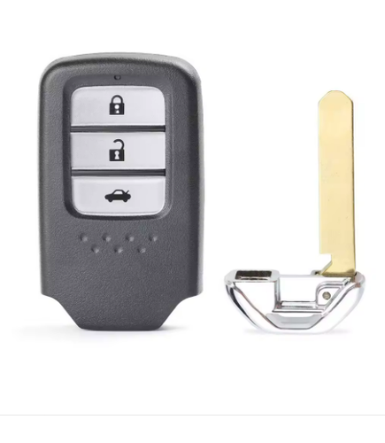 2XSmart Remote Key Shell Case Fob Suit for Honda Accord Cr-v Civic 2017-2021 - Picture 3 of 3