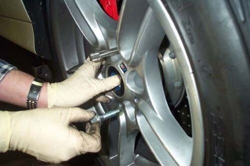 M14 X 1.5 Alliage Alignement de Roue Outil Montage pour Usage Avec Skoda Voiture - Imagen 3 de 3