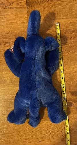 Vintage Royal Blue Elephant Ty Beanie Buddies 1998 Plush Peanut 15” - Picture 11 of 13