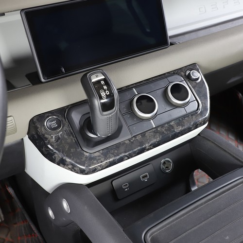 Forged Carbon Air Condition Mode Button Cover For Land Rover Defender 90 110 20+ - Picture 7 of 12