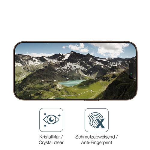2x Screen Protector for Apple iPhone 16 Pro Flexible Glass 9H dipos - Picture 7 of 9