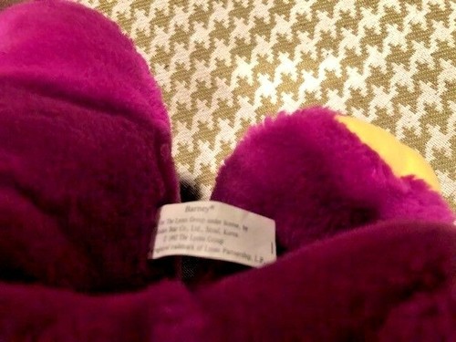 Barney 15 inch Purple Dinosaur Lyons Group Vintage Plush - Picture 5 of 5
