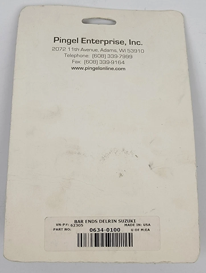Extremidades de barra Pingel Delrin 0634-0100 62305 Suzuki GSX-R600 97-00,SV650S 99-08  - Imagem 3 de 3