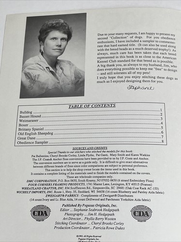 Pegasus Dogs Collection 2  Cross Stitch Pattern Book 104 - Picture 2 of 6