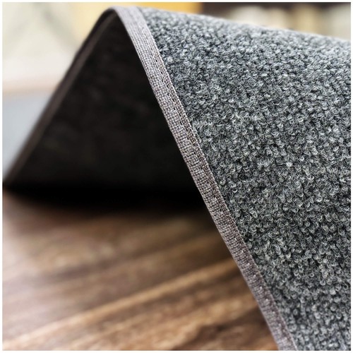 Koeckritz Modern Ribbed Gray Indoor/Outdoor Area Rug for Yard, Patios, and Decks - Picture 5 of 18