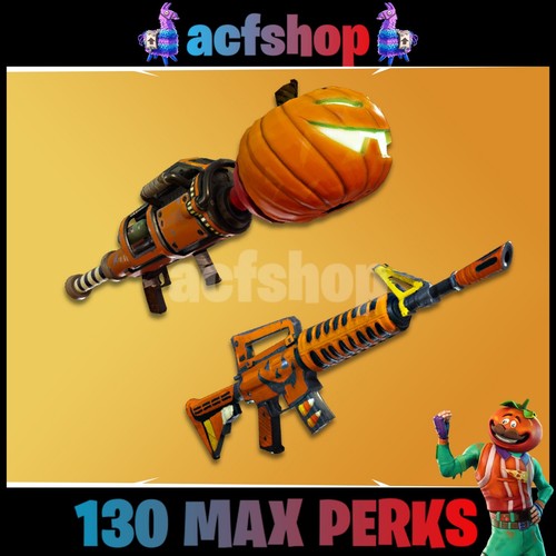 Fortnite Save The World Guns Grave Digger 130LVL Trash Cannon Max PerkS Xbox PS4