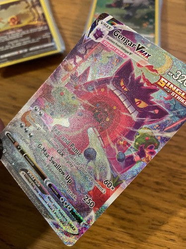 NEAR MINT! Gengar VMAX (271/264) Fusion Strike Alt Art Ultra Rare Pokemon Karte! - Bild 4 von 5