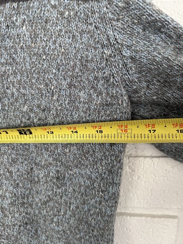 Woolrich Womens Petite Small Cardigan Sweater 13672 Bleached Denim Heather - Picture 6 of 7