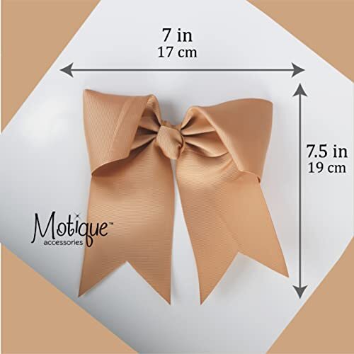 Clip de arco Jumbo con colas () beige - Imagen 4 de 4
