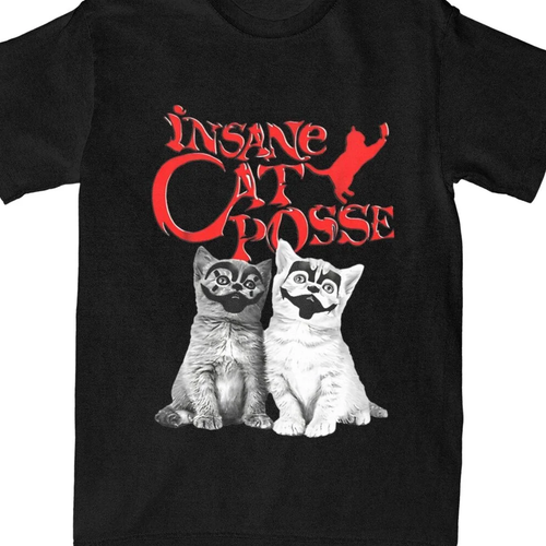SALE FUNNY CAT Insane Clown Posse black T-shirt Unisex S to 5Xl - Picture 1 of 3