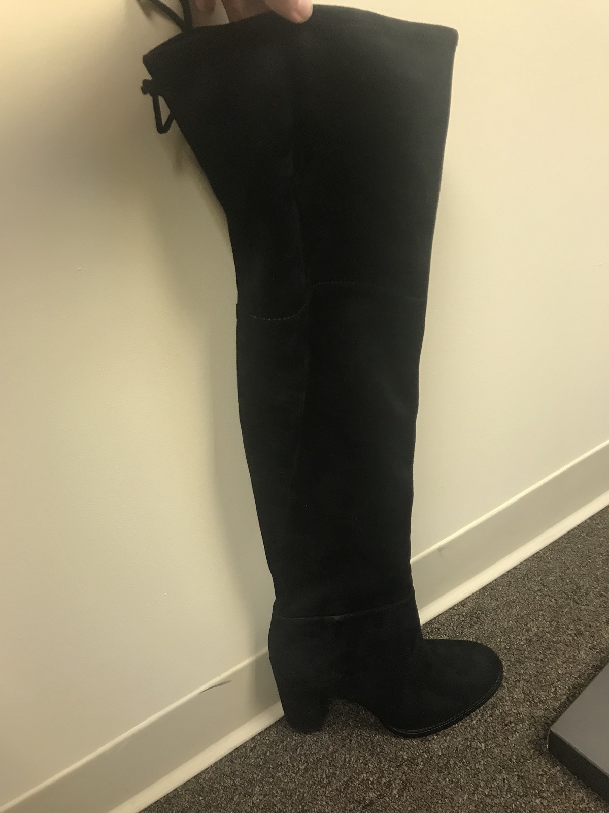 Vince Camuto Microsuede Black Thigh High Boots Ladies 9 Vince Camuto Microsuede Black Thigh High Boots Ladies 9