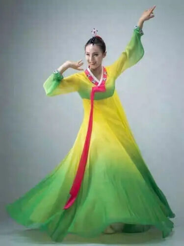 2024 NUOVO costume da ballo tradizionale hanfu femmina folk palcoscenico - Foto 6 di 25