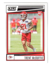 2022 Score #328 TRENT McDUFFIE RC! CHIEFS