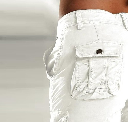 Flamingals Hiking Shorts for Women Flap Pocket Design Bermuda Cargo Shorts 4XL - Picture 5 of 8