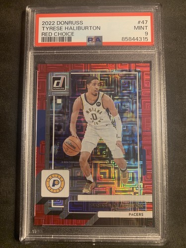2022-23 Panini Donruss Tyrese Haliburton SSP Red Choice 99/99 = EBay 1/1 Bookend - Bild 2 von 3