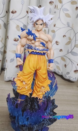 JAPAN Anime: KAKAROT White Hair Goku 32CM Model Statue +Base Comic Toy Collect - Picture 17 of 17