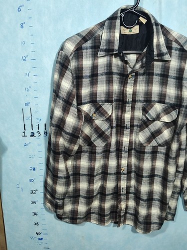 Vintage Northwest Territory Lined Flannel Men’s Size Medium Brown - Picture 6 of 11
