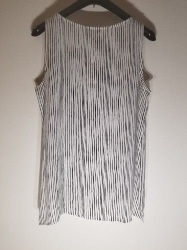 Eileen Fisher Linear Printed Silk Tank Top Size XL NWT $218 - Picture 10 of 13