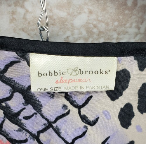 Vestido Bobbie Brooks Caftan House Camisón Grande Cuello en V Camisa para Dormir Talla Única - Imagen 3 de 4