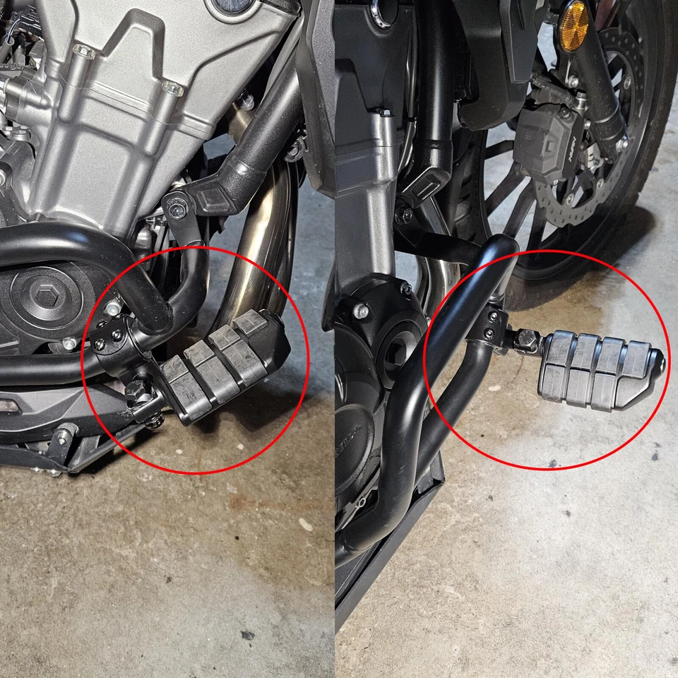 1 1/4" 32 mm estriberas de carretera soporte abrazadera para Triumph Tiger 800 900 1200 Foto 2 de 4