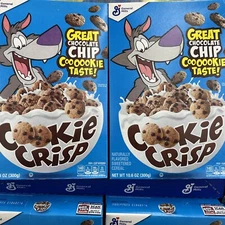 NEW Cookie Crisp Cereal 10.6 oz General Mills FREE SHIPPING COST